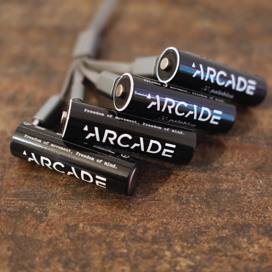 Paleblue x Arcade AA USB-C Rechargeable Batteries