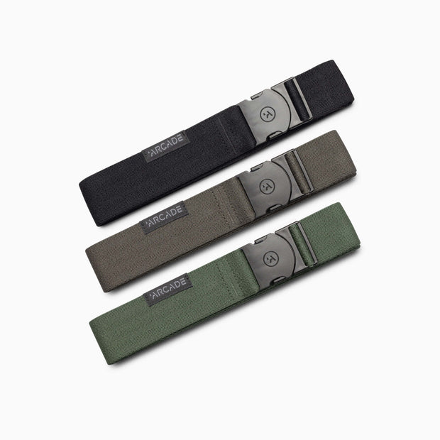 Earthtones Elastic Stretch Belt Bundle